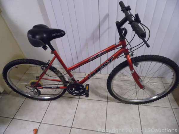 Quest mountain best sale bike price