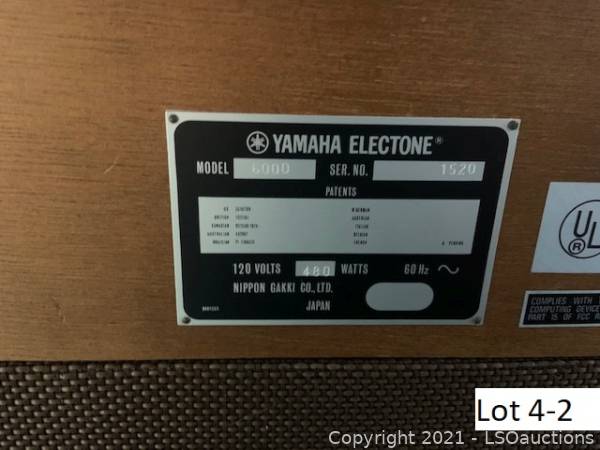 yamaha 6000 organ