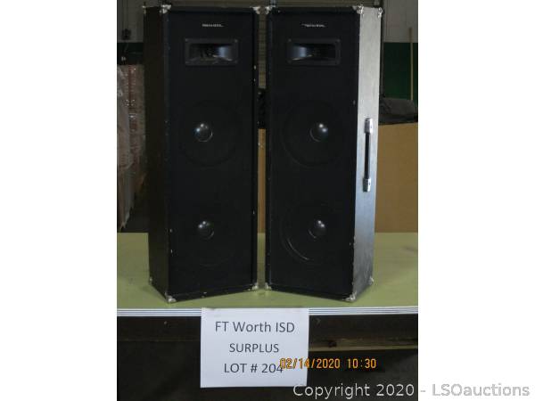 Realistic pa clearance 99 speakers