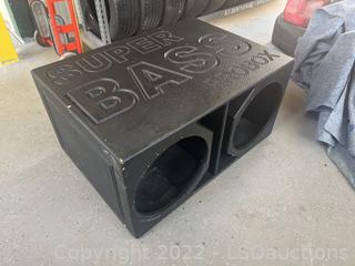 Super bass sale probox dual 15