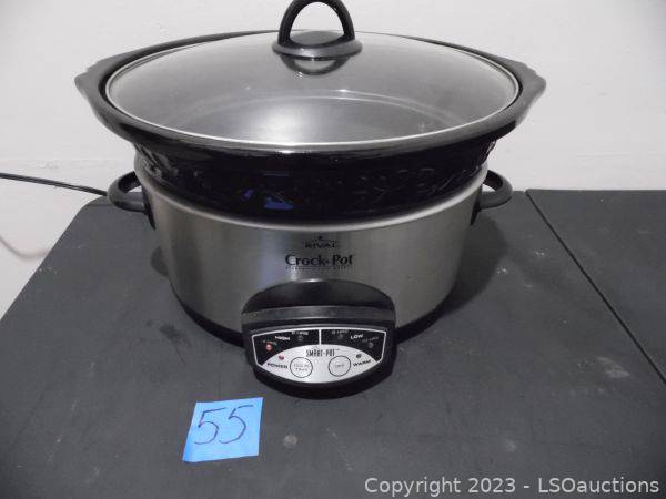 Sold at Auction: RIVAL CROCK-POT STONEWARE SLOWE COOKER