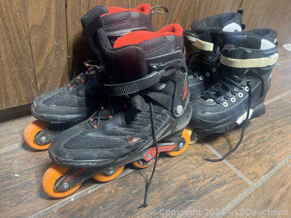 2 PAIRS) ROLLERBLADES | LSOauctions