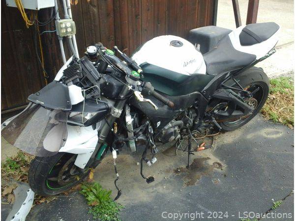 2007 KAWASAKI NINJA ZX600 MOTORCYCLE | LSOauctions