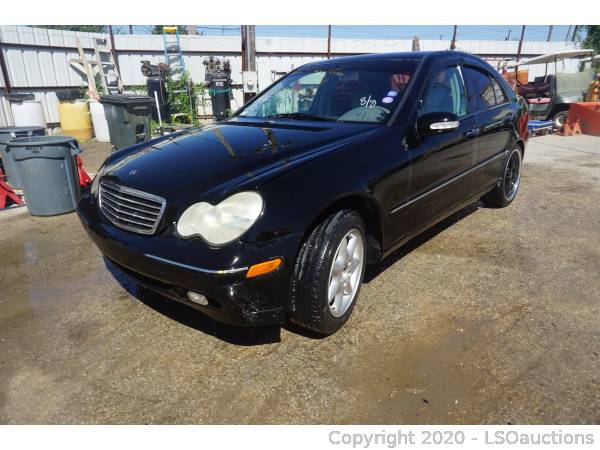 2001 mercedes benz c240 key runs drives lsoauctions lsoauctions